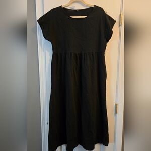 Black Cotton Dress